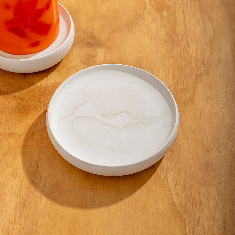 Base madera redonda concava