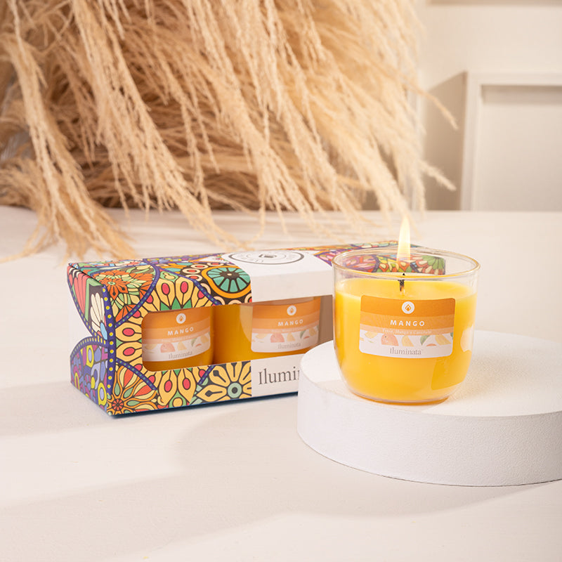 Kit vaso acrilico x 3 uni mango