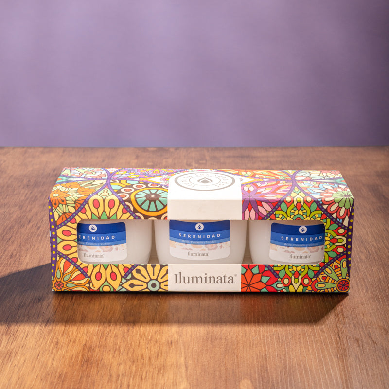 Kit vaso acrílico 66 x 3 und serenidad