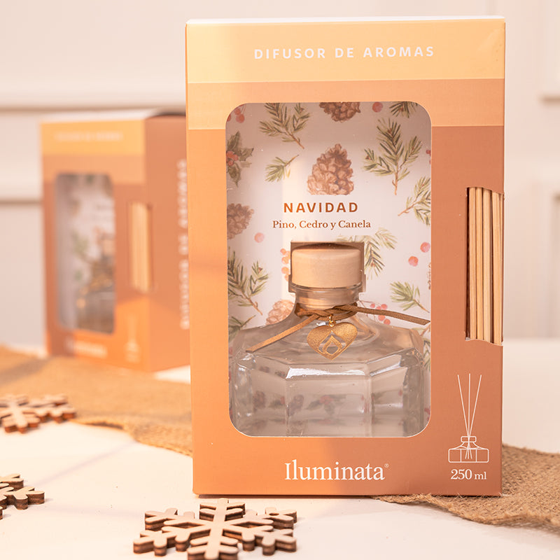 Reed diffuser octagonal navidad