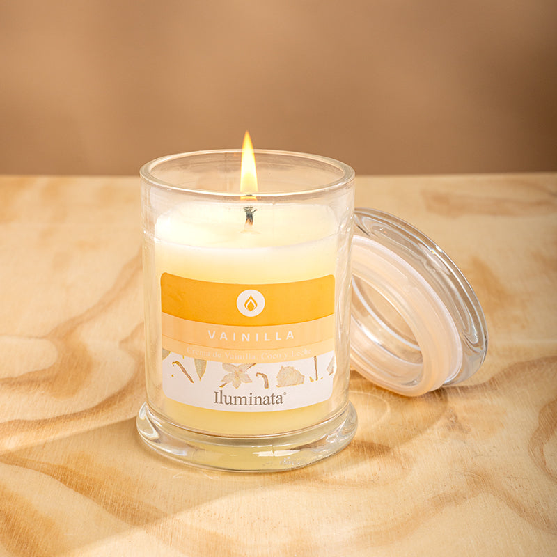 Vela vaso 79 vainilla
