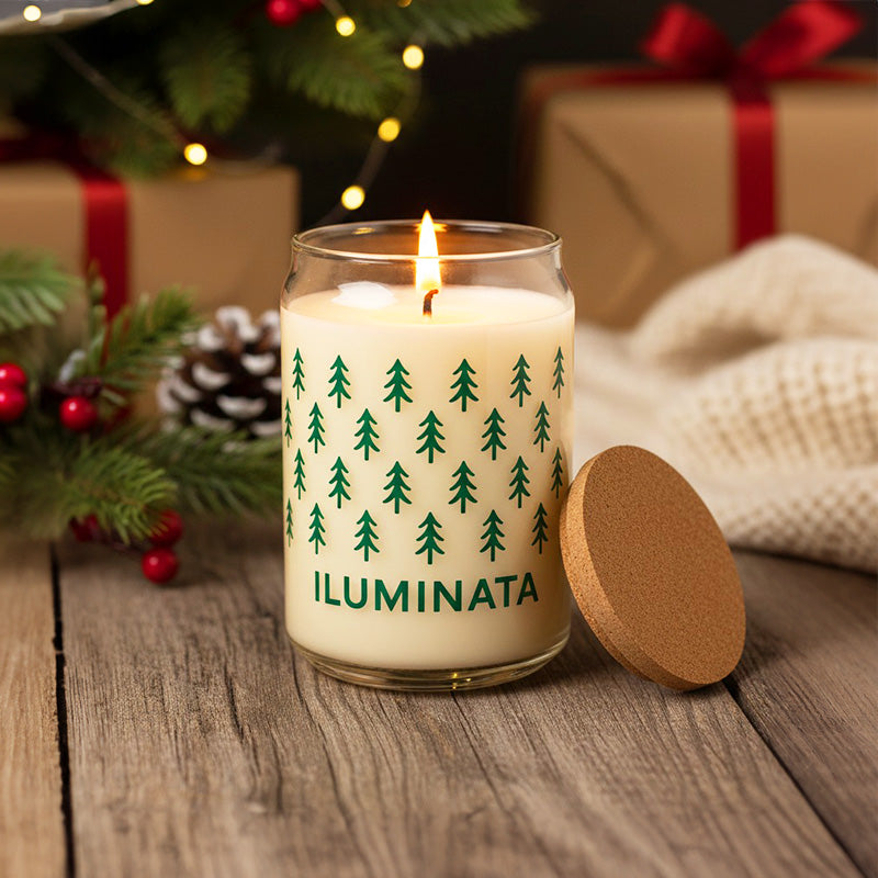 Vela vaso navidad screen surtidos