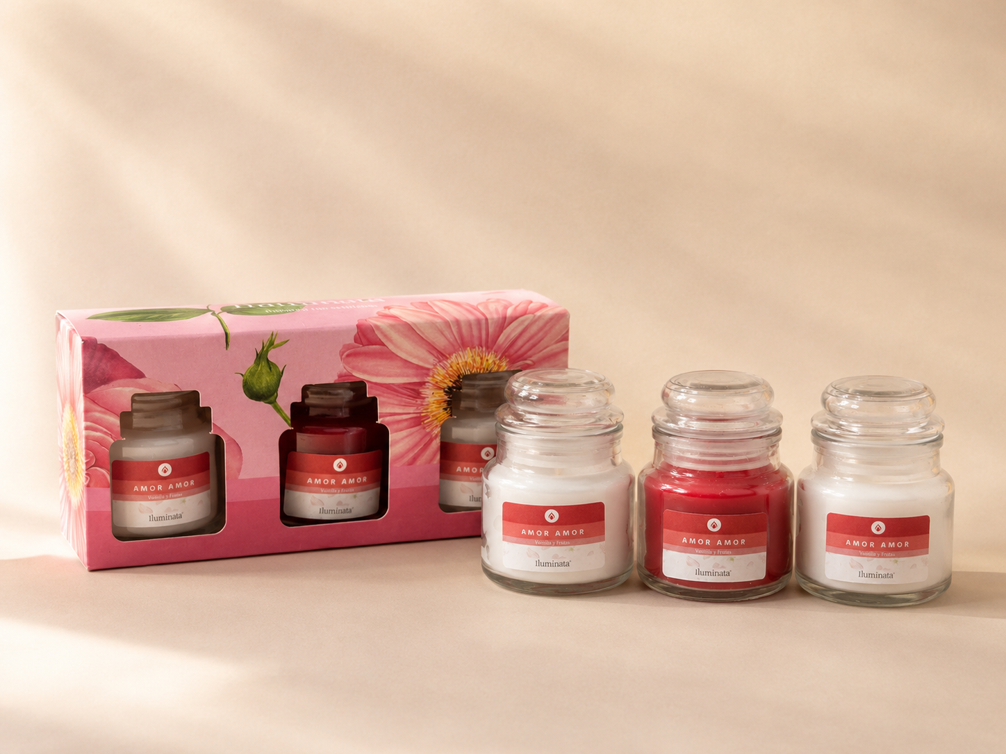 Kit Vaso V56 x3 Amor Amor - vista 2