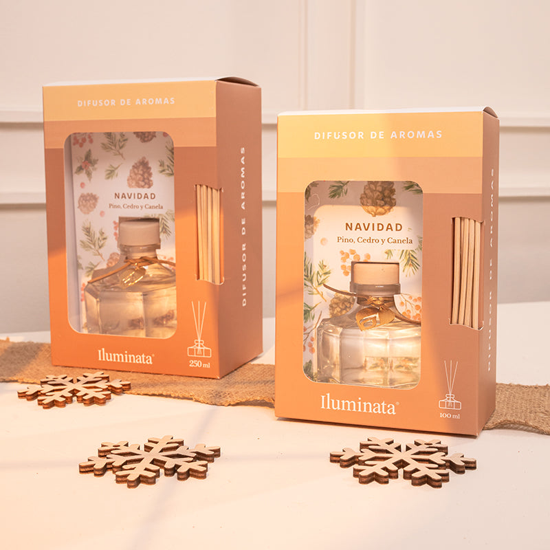 Reed diffuser octagonal navidad