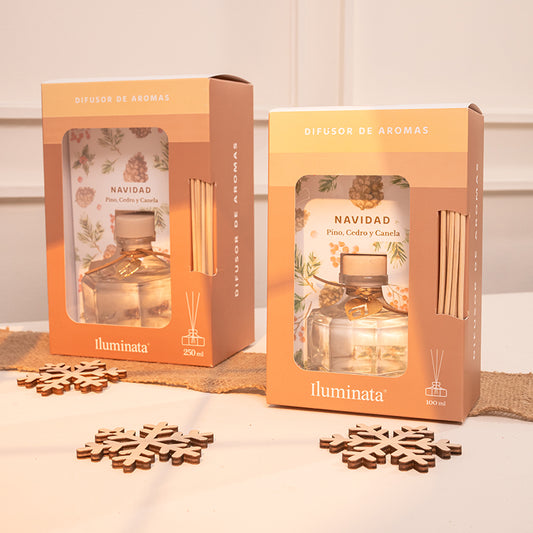 Reed diffuser octagonal navidad