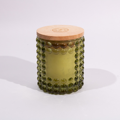 VELA VASO ROJO AZAHAR