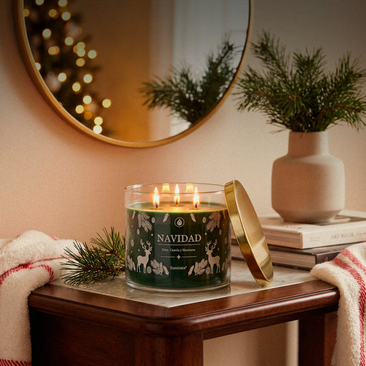Vela Aromática Vaso 930 Navidad Verde