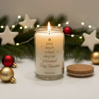 Vela vaso navidad screen surtidos