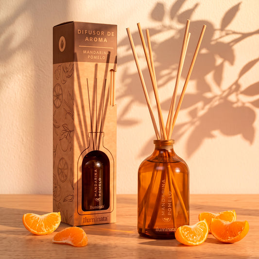 Reed Diffuser Pequeño Mandarina Pomelo