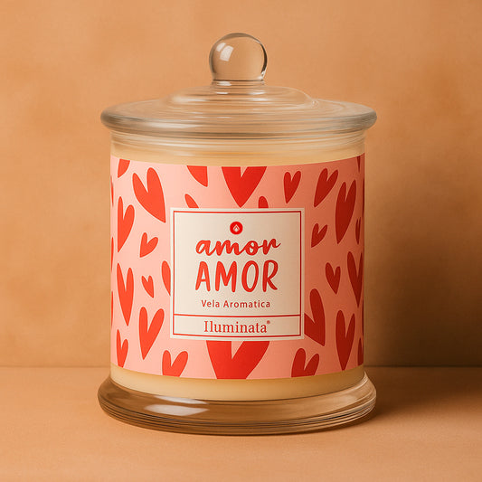 Vela vaso 910 Amor Amor