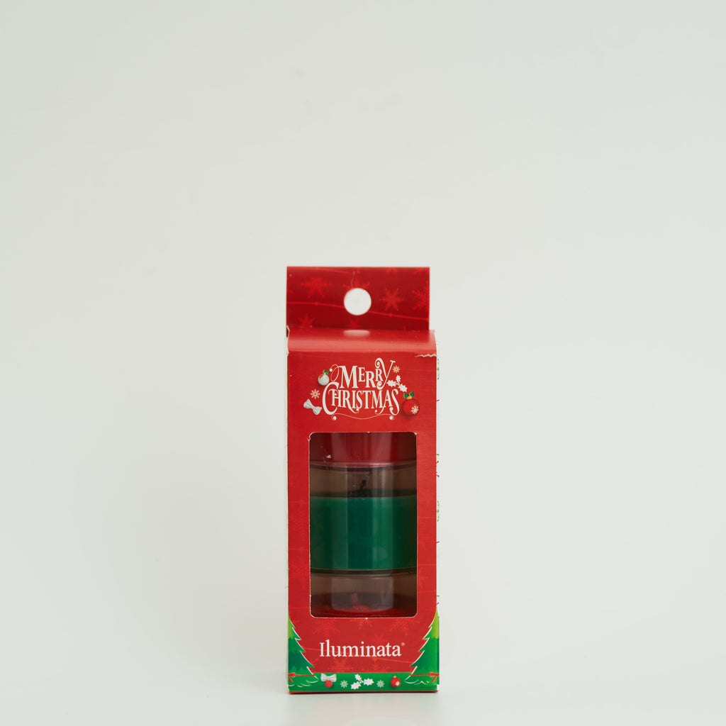 Kit vaso acrílico X 3 und Navidad rojo y verde